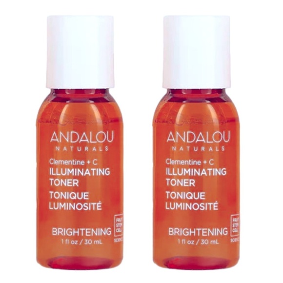 $5❤️‍🔥 ONLY 1! Andalou Naturals Brightening C Illuminating Toner 2PK 🪞 NEW - Picture 1 of 7